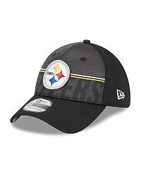 Men's New Era Black Pittsburgh Steelers 2023 Nfl Training Camp 39THIRTY Flex Fit Hat