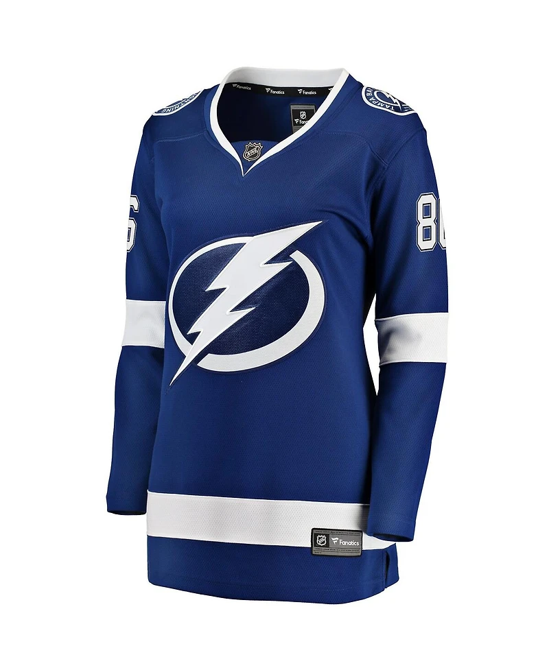 Women's Fanatics Nikita Kucherov Blue Tampa Bay Lightning Premier Breakaway Player Jersey