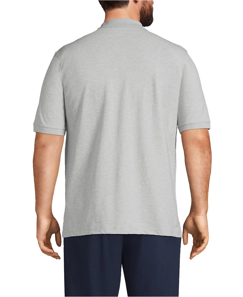 Lands' End Big & Tall Short Sleeve Comfort-First Mesh Pique Polo Shirt