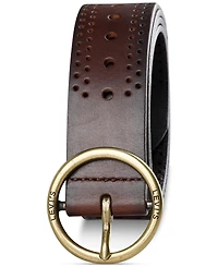 Levi's Women's Adjustable Laser Cut Leather Belt