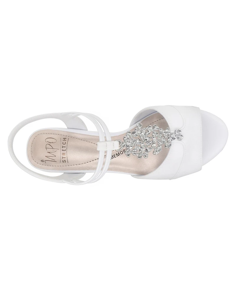 Impo Women's Edisha Ornamented Stretch Dress Sandals