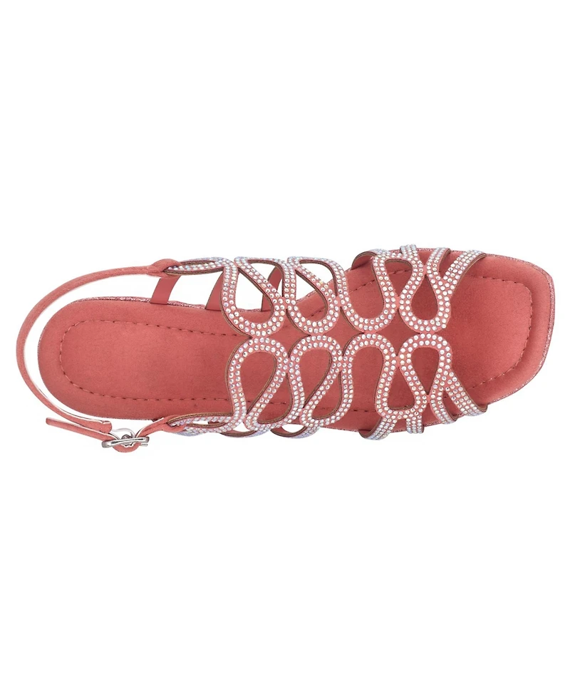 Impo Women's Orleans Raffia Platform Wedge Sandals