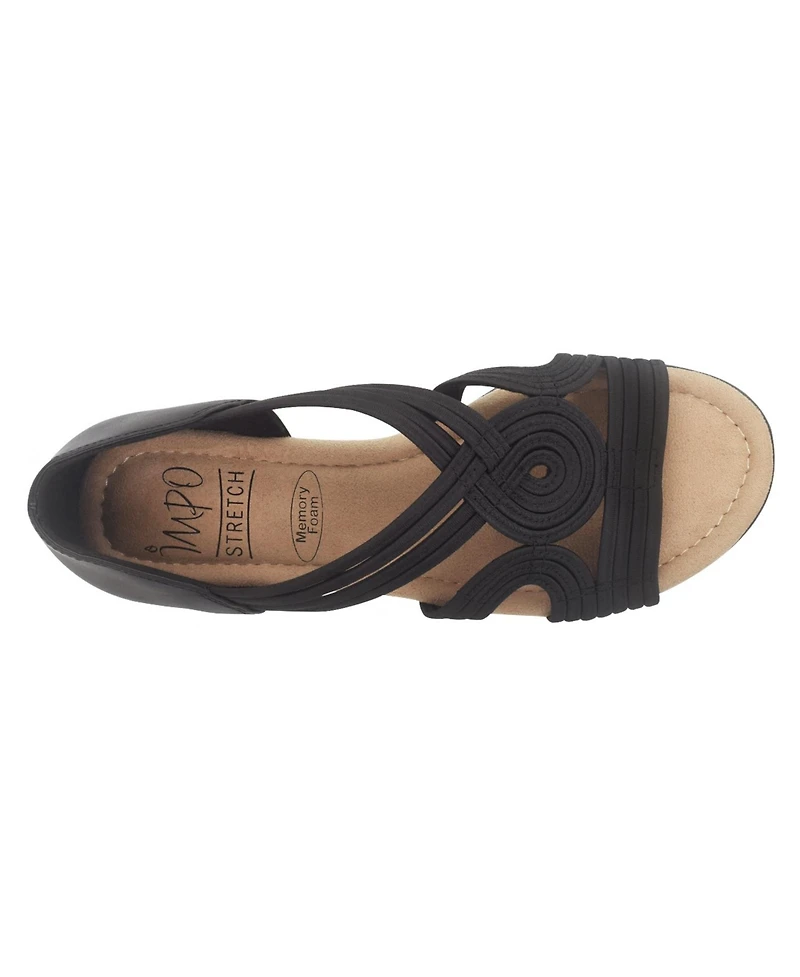Impo Women's Bazra Stretch Flat Sandals