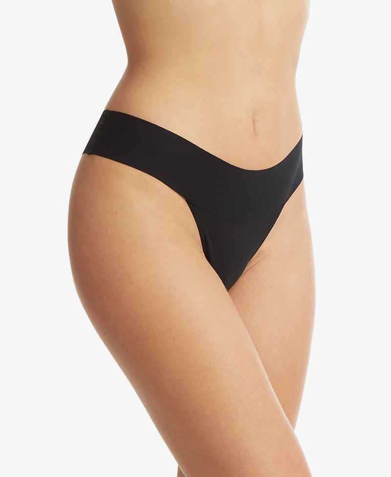 Hanky Panky Women's Breathe Natural Thong 3 Pack Underwear, 6J1661B3PK