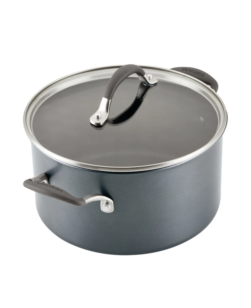 Circulon A1 Series with ScratchDefense Technology Aluminum 10 Piece Nonstick Induction Pots and Pans Cookware Set