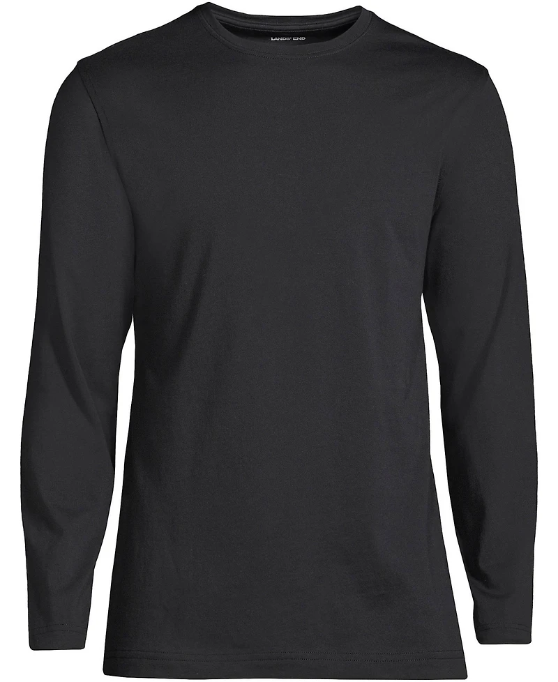 Lands' End Men's Long Sleeve Cotton Supima Tee
