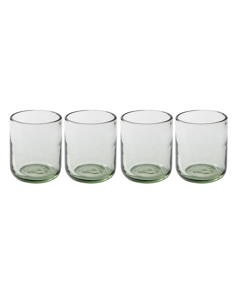 Bloomhouse 4 Pc Handmade 16 oz Dof Tumbler Set