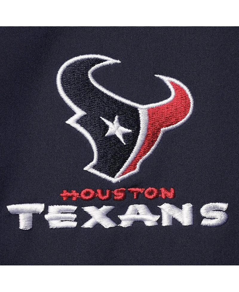 Men's Dunbrooke Navy, Gray Houston Texans Big and Tall Alpha Full-Zip Hoodie Jacket