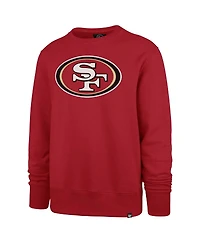 Men's '47 Brand Scarlet San Francisco 49ers Imprint Headline Pullover Sweatshirt