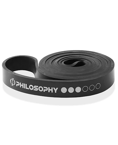 Philosophy Gym - Resistance Band - 3/4" (50-75 lbs), Black