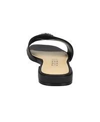 Guess Women's Tamsea One Band Square Toe Slide Flat Sandals