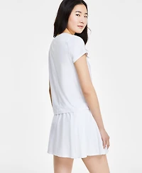 Id Ideology Women's Twist-Front Performance T-Shirt, Created for Macy's