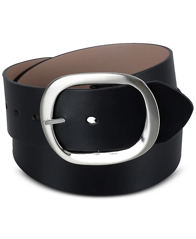 Calvin Klein Women's Reversible Oversized Statement Buckle Belt