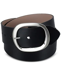 Calvin Klein Women's Reversible Oversized Statement Buckle Belt