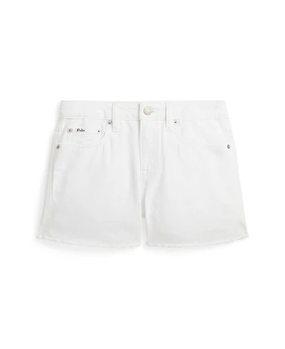 Polo Ralph Lauren Big Girls Frayed Cotton Denim Shorts