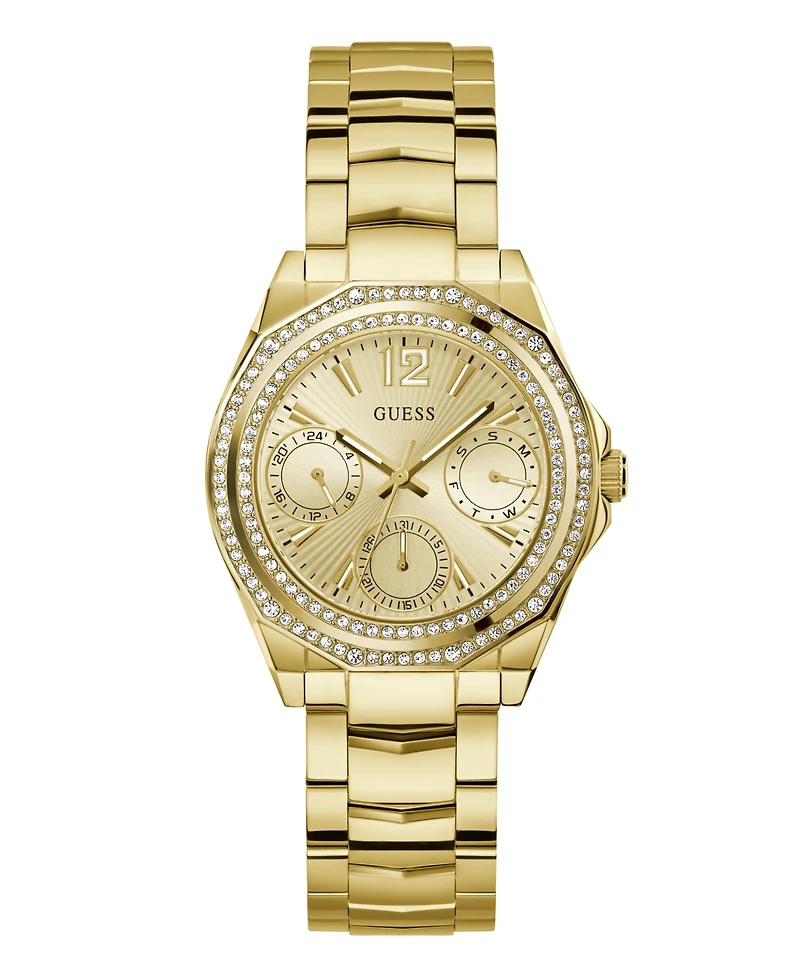 Guess Women's Analog Gold-Tone Stainless Steel Watch 36mm