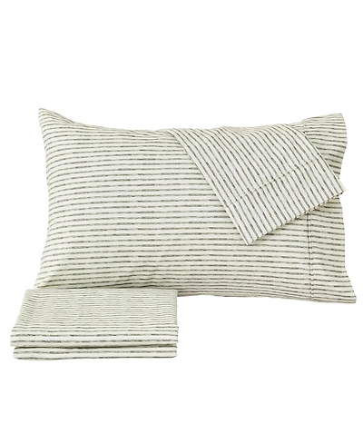 Premium Comforts Striped Wrinkle Resistant Microfiber 4-Pc. Sheet Set, Full - Stripe