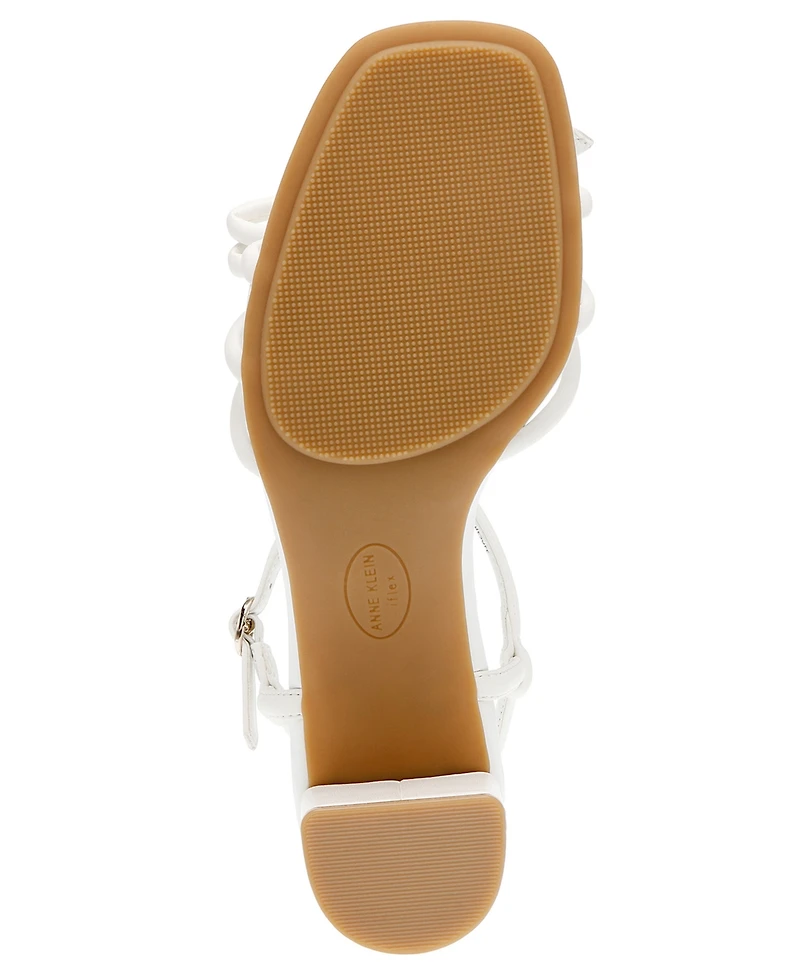Anne Klein Women's Kelsi Block Heel Dress Sandals