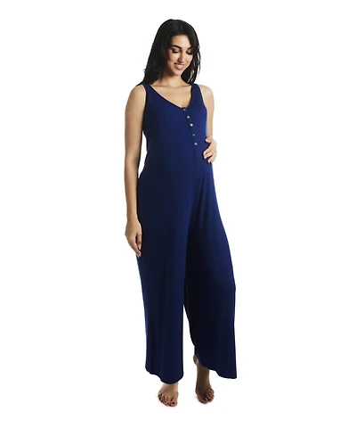 Everly Grey Maternity Luana Maternity/Nursing Jumpsuit