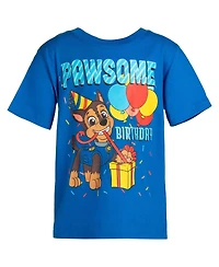 Nickelodeon Paw Patrol Chase Birthday Boys Graphic T-Shirt Toddler| Child