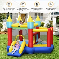 Inolait Inflatable Bounce Slide Jumping Castle Without Blower