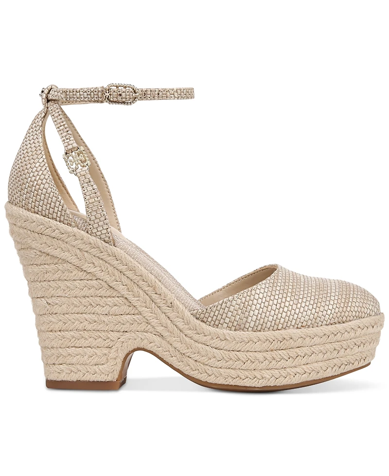 Sam Edelman Nati Two-Piece Platform Espadrille Wedges