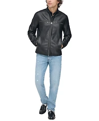 Levi's Men's Faux Leather Racer Jacket