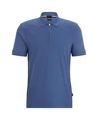 Boss by Hugo Men's Zip Placket Slim-Fit Polo Shirt