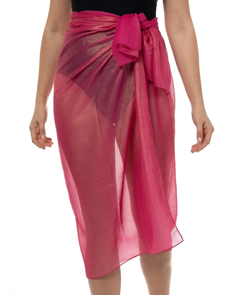 I.n.c. International Concepts Women's Metallic Scarf, Created for Macy's