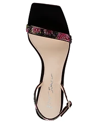 Betsey Johnson Women's Rebel Slingback Kitten Heel Evening Sandals