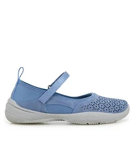 Jbu Women's Dandelion Hook and Loop Closure Sporty Flat Shoe