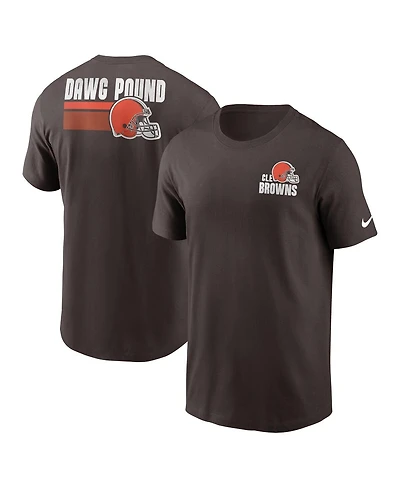 Men's Nike Brown Cleveland Browns Blitz Essential T-shirt