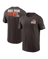Men's Nike Brown Cleveland Browns Blitz Essential T-shirt
