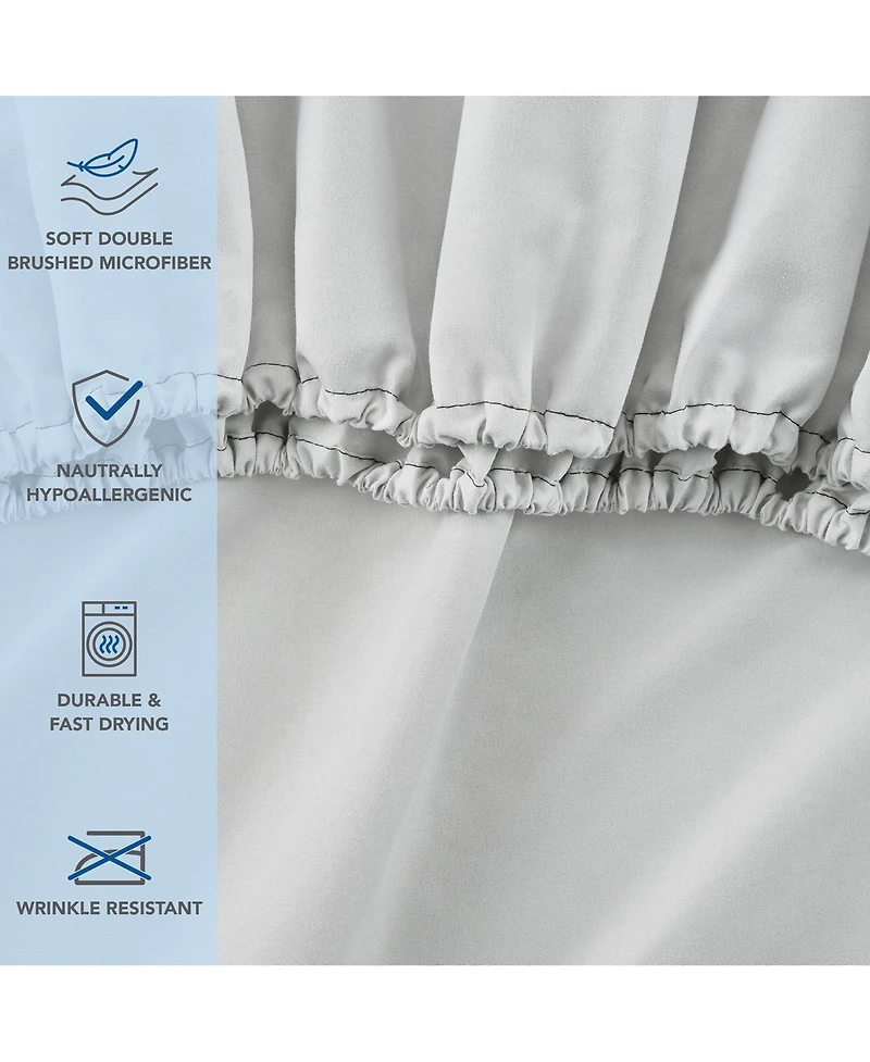 Host & Home Bulk Fitted Microfiber Sheets