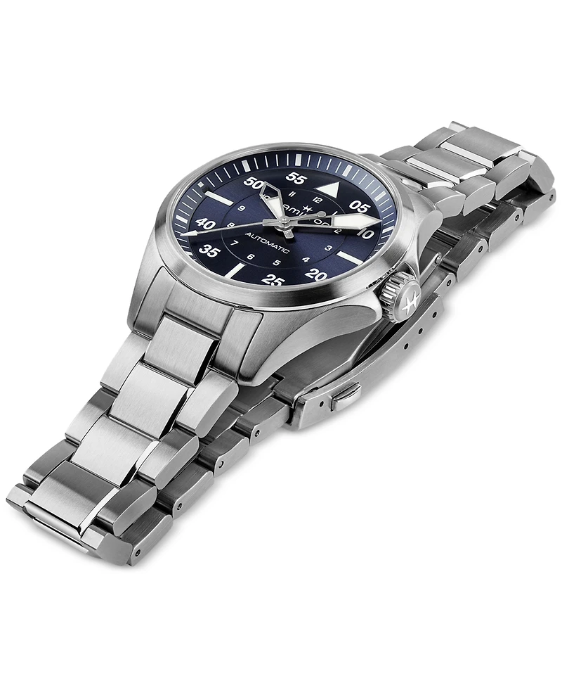 Hamilton Women's Swiss Automatic Khaki Aviation Stainless Steel Bracelet Watch 36mm