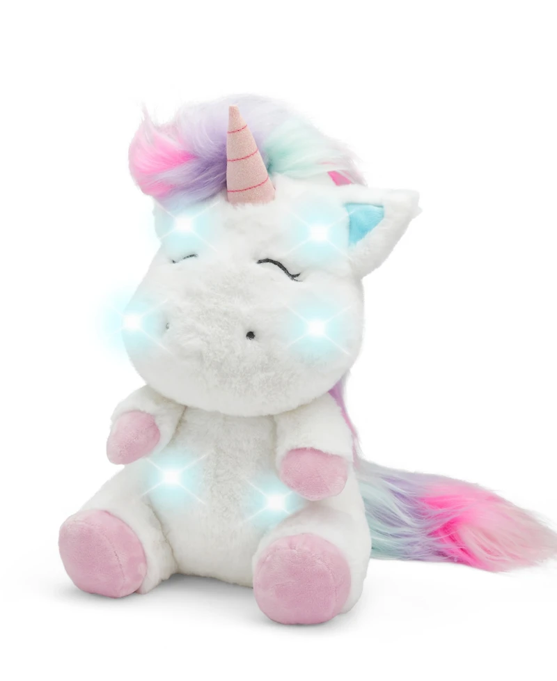 Geoffrey's Toy Box 12" Unicorn Plush with Led Lights and Sound, Created for Macy's