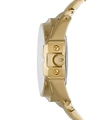 Men's Diesel Master Chief Three-Hand Gold-Tone Stainless Steel Watch 45mm