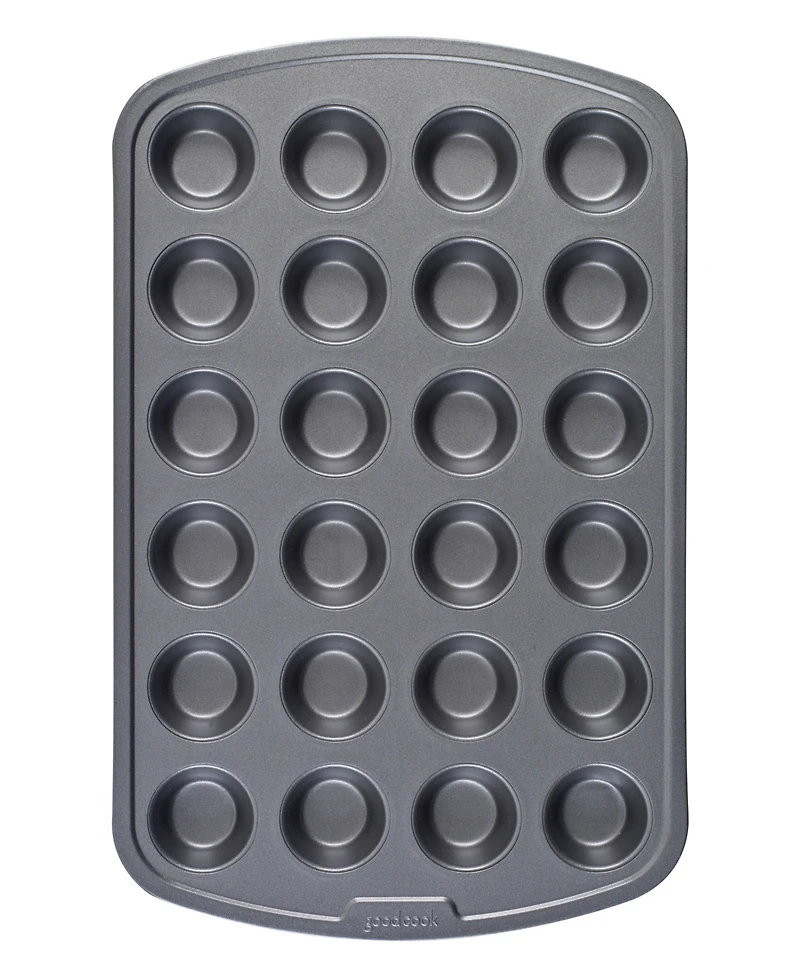 Good Cook Everyday Nonstick Steel Mini Muffin Pan, 24 Cup