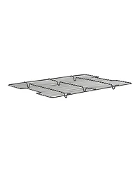 Good Cook Everyday Nonstick Steel Crispy Baking Set with Baking Sheet and Wire Rack, 15" x 10.5"
