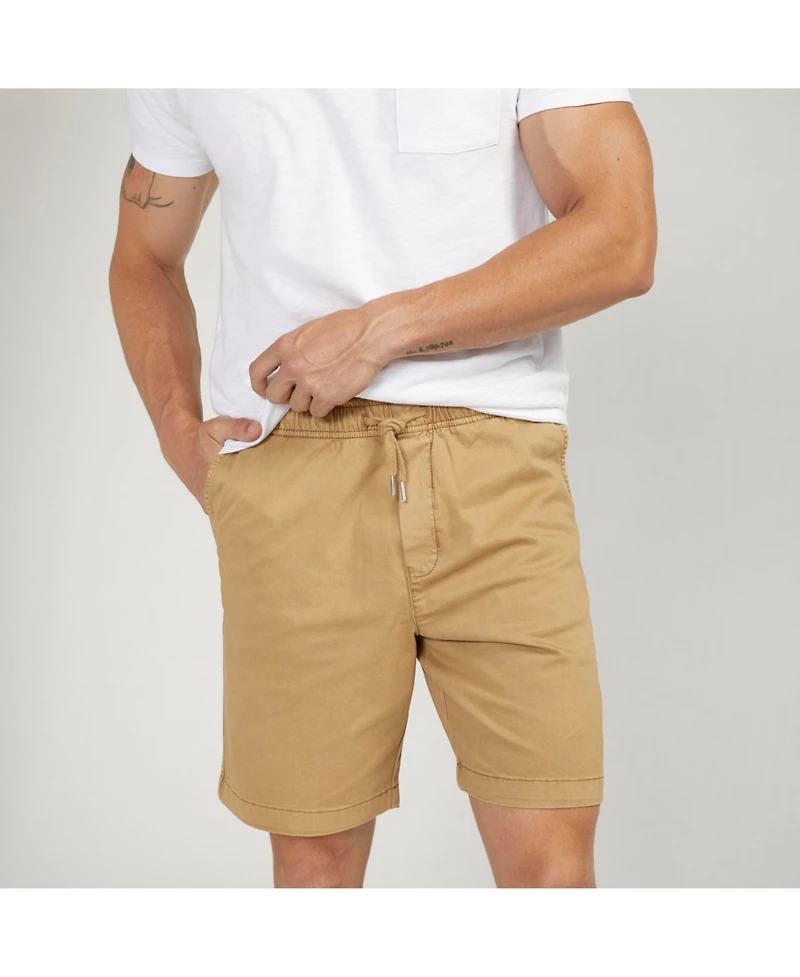 Silver Jeans Co. Men's Essential Twill Pull-On Chino Shorts