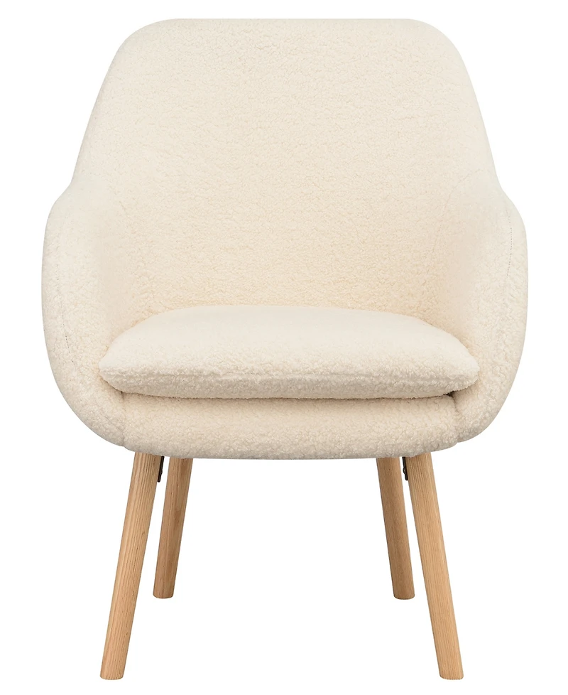 Convenience Concepts 25.25" Sherpa Charlotte Sherpa Accent Chair