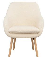 Convenience Concepts 25.25" Sherpa Charlotte Sherpa Accent Chair