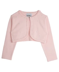 Rare Editions Toddler & Little Girls Imitation Pearl Embellished Cardigan, Created for Macy's