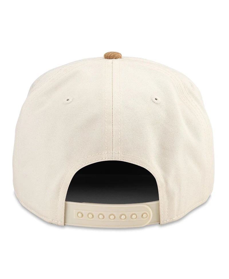 Men's American Needle White, Gold Vegas Golden Knights Burnett Adjustable Hat