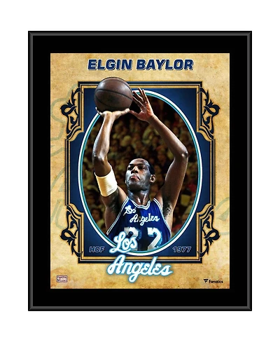 Elgin Baylor Los Angeles Lakers 10.5'' x 13'' Sublimated Hardwood Classics Player Plaque