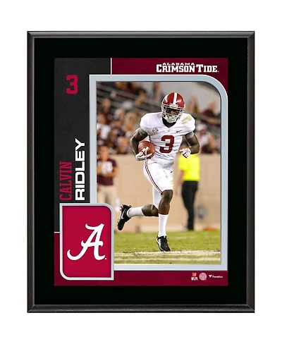 Calvin Ridley Alabama Crimson Tide 10.5" x 13" Sublimated Player Plaque