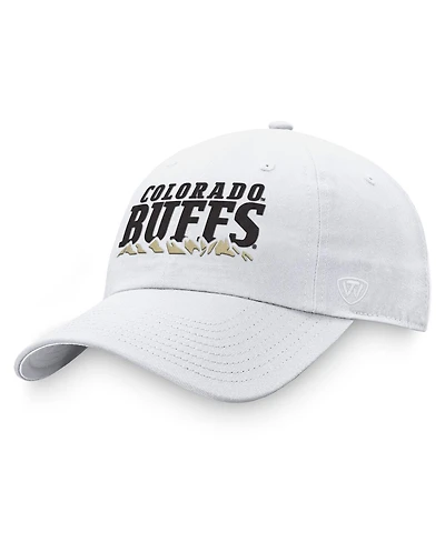 Men's Top of the World White Colorado Buffaloes Adjustable Hat