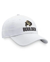 Men's Top of the World White Colorado Buffaloes Adjustable Hat