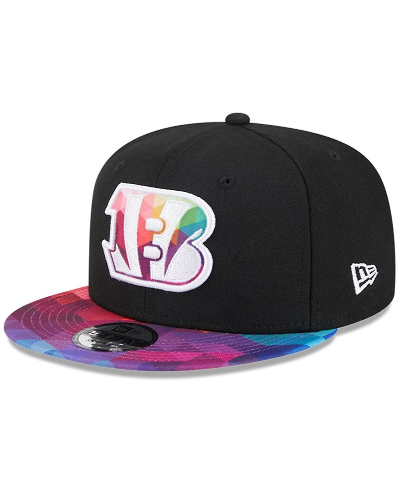 Men's New Era Black Cincinnati Bengals 2023 Nfl Crucial Catch 9FIFTY Snapback Hat