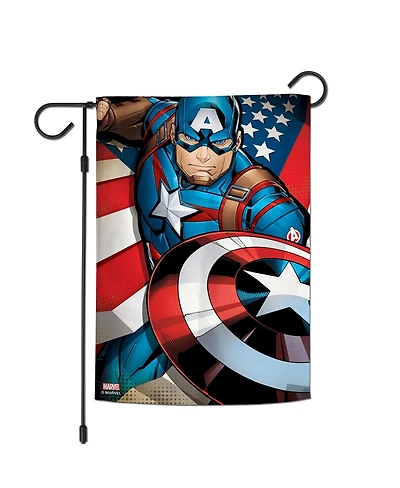 Wincraft Captain America 12" x 18" Double-Sided Garden Flag